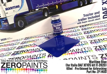 Maritime Blue Paint 60ml - Official Maritime Blue